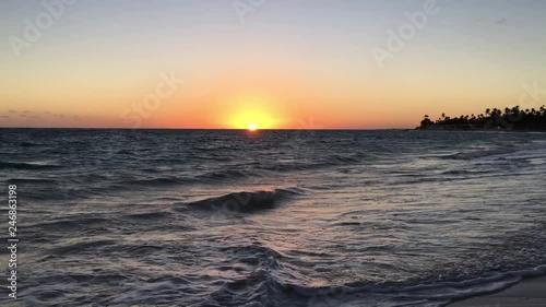 Lever du soleil, Punta Cana, République Dominicaine 
