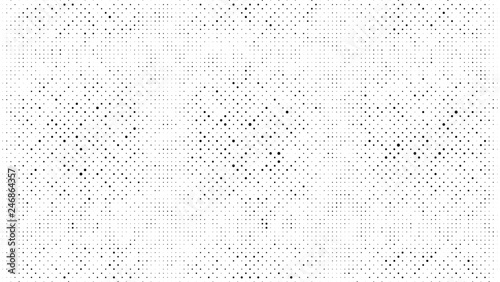 Abstract dots background. Monochrome grunge texture. Pop Art comic pattern. Geometric vector pattern. Template for presentation flyer, business cards, stickers, report, fabric