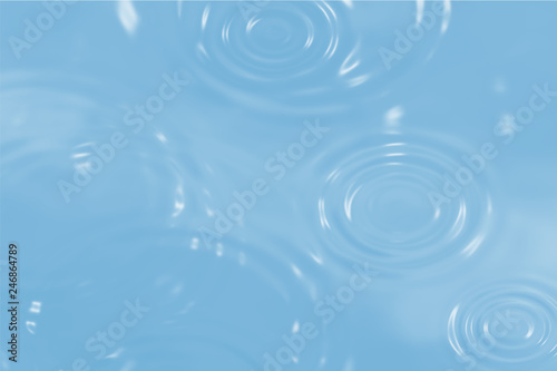 Blue water dripple texture template background photo