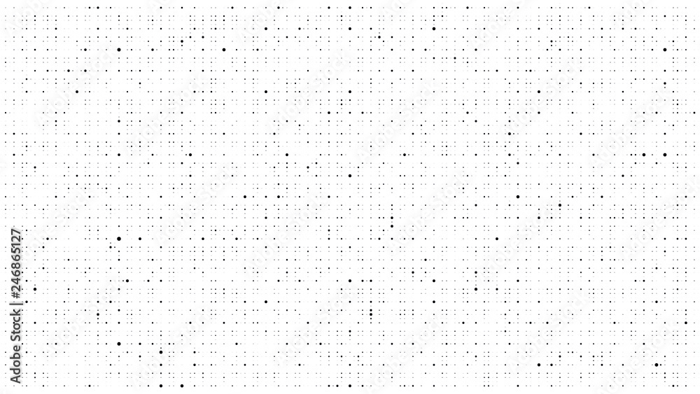 Abstract dots background. Monochrome grunge texture. Halftone Pop Art comic pattern. Polka dot. Geometric vector pattern. Template for presentation flyer, business cards, stickers, report, fabric Abstract dots background. Monochrome grunge texture. Halftone Pop Art comic pattern. Polka dot. Geometric vector pattern. Template for presentation flyer, business cards, stickers, report, fabric