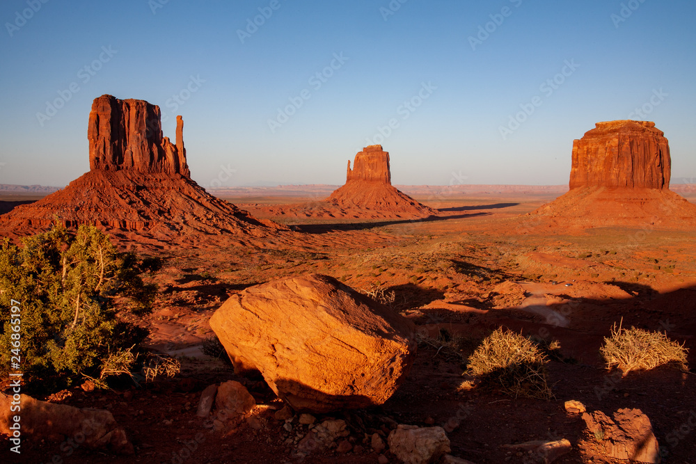 The mittens of Monument Valley The mittens of Monument Valley