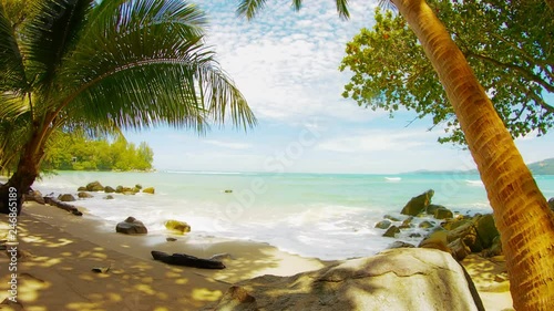 Tropical beach without people. Thailand, Hua beach