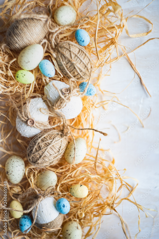 Obraz premium Easter holiday concept