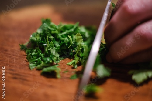 parsley cooking food fresh ...