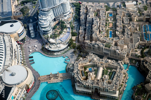 The view from Burj Khalifa in Dubai