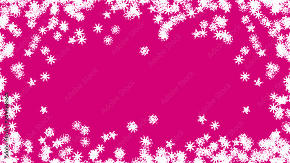 Abstract background with a variety of colorful snowflakes. Big and small. Abstract background with a variety of colorful snowflakes. Big and small.