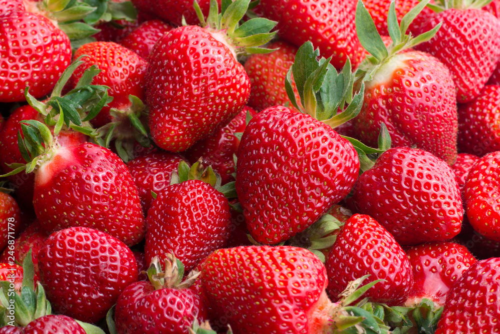 Fresh ripe strawberries Fresh ripe strawberries