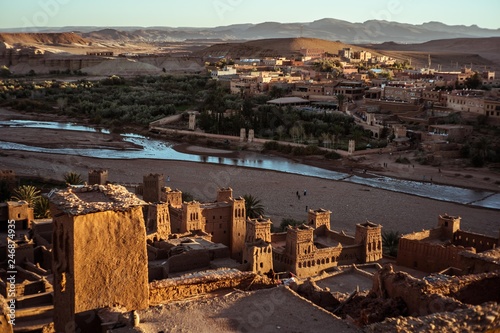 Obraz na płótnie Ait Ben Haddou Kasbah in central part of Morocco. w salonie