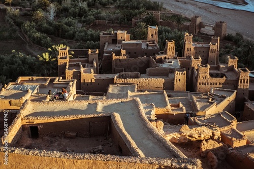 Obraz na płótnie Ait Ben Haddou Kasbah in central part of Morocco. w salonie