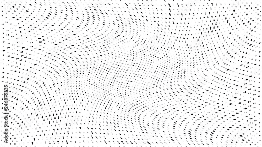 Abstract dots background. Dots pattern. Monochrome grunge dirt texture. Halftone Pop Art. Comic. Geometric small dots, twisted vector pattern. Template for presentation, business cards, report, fabric Abstract dots background. Dots pattern. Monochrome grunge dirt texture. Halftone Pop Art. Comic. Geometric small dots, twisted vector pattern. Template for presentation, business cards, report, fabric