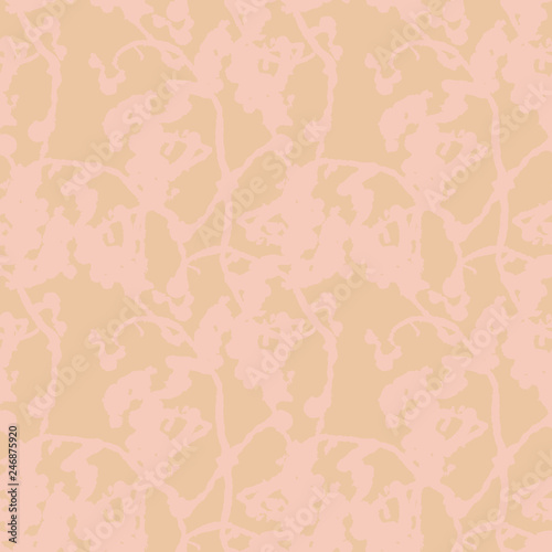 Glamour UFO camouflage in different tones of nude beige and pink colors. Seamless dusty rose camo pattern.