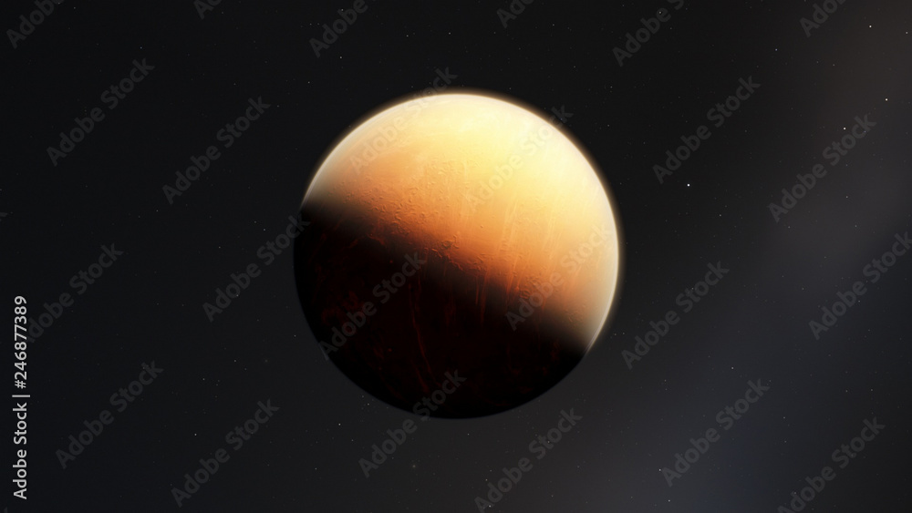 Exoplanet fire planet 3D illustration (Elements of this image furnished by NASA) Exoplanet fire planet 3D illustration (Elements of this image furnished by NASA)