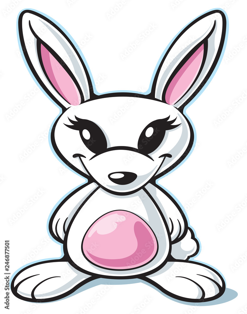 Obraz premium Rabbit cartoon character