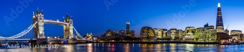 Tower Bridge and the Shard skyline in London, Uk © PhotoFires