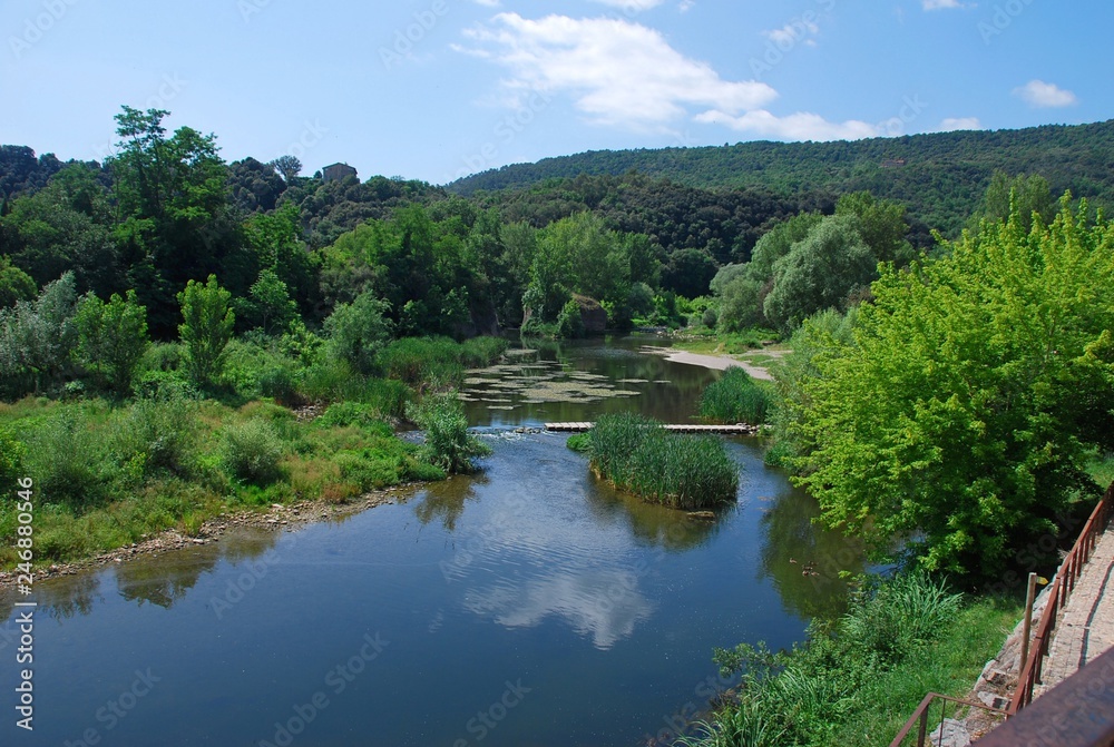 lake in deep forest lake in deep forest
