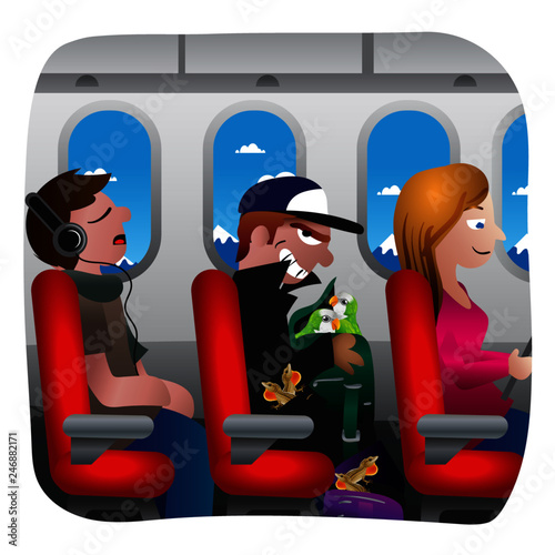 Airplane smuggling