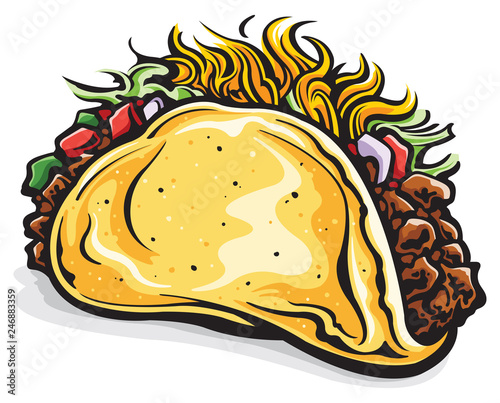 Taco side view