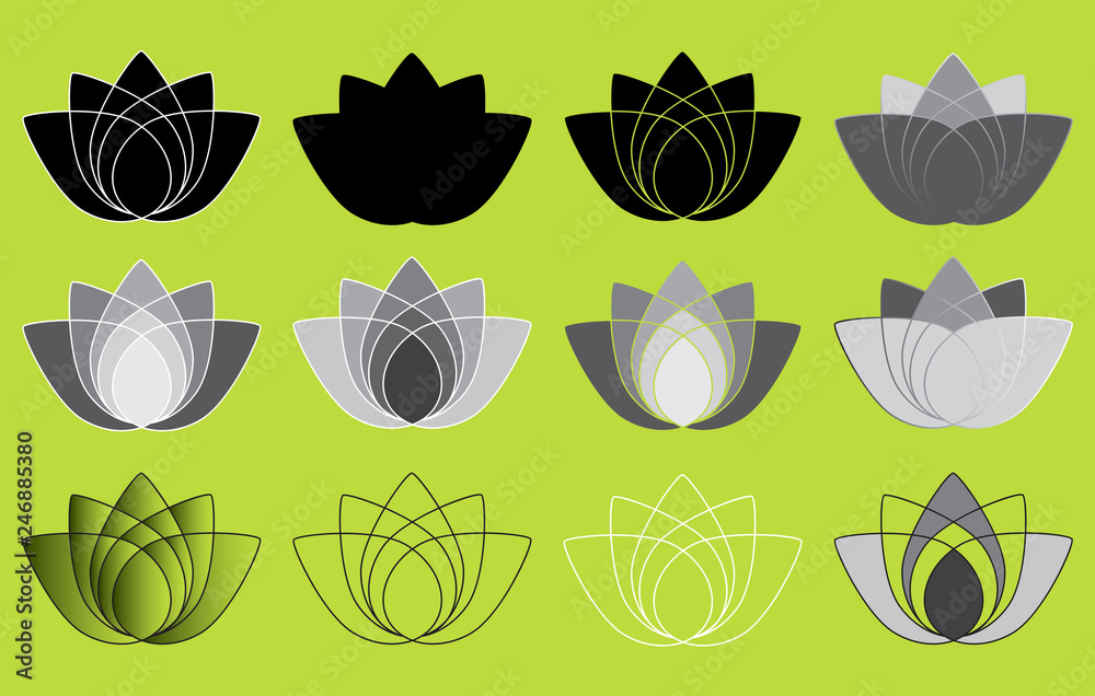 ICÔNE LOTUS NOIR