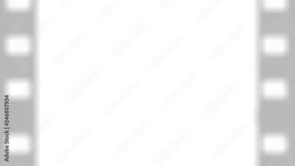 Film frame in motion on a white background HD Film frame in motion on a white background HD