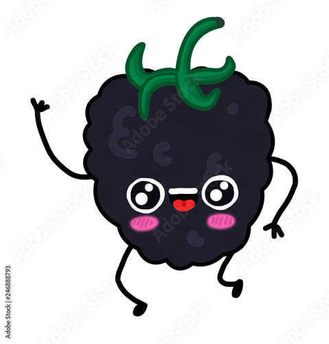 Kawaii blackberry