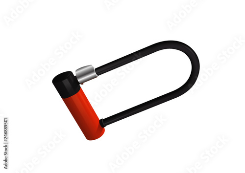 Realistic bicycle lock