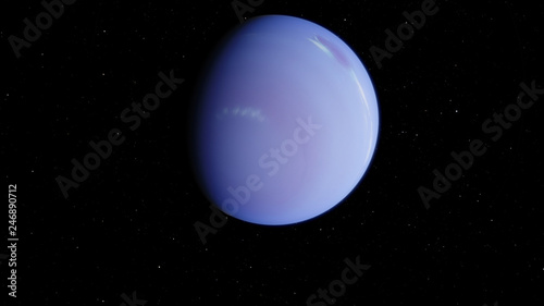 Planet Neptune (Elements of this image furnished by NASA)