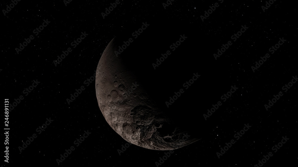 Naklejka premium Ceres dwarf planet (Elements of this image furnished by NASA)