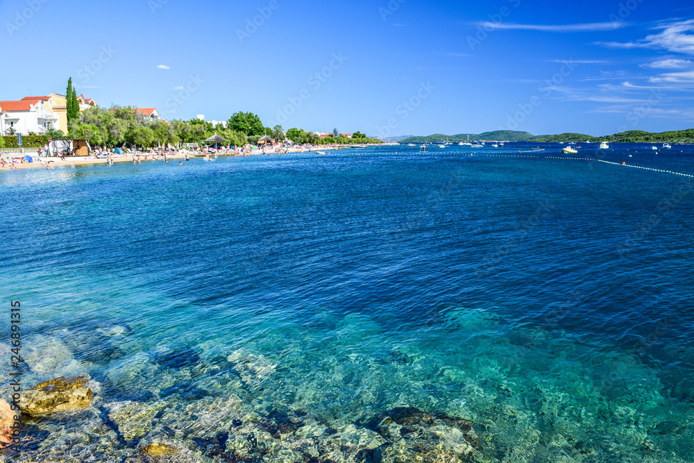 The Srima beach, Croatia.