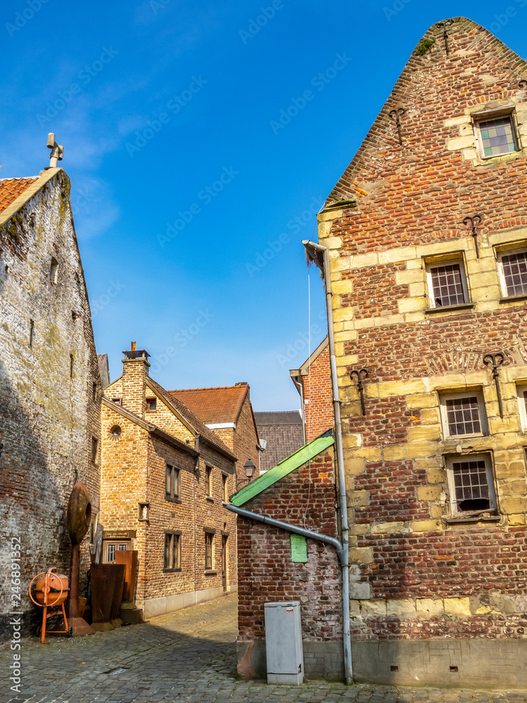Beguinage street view in Tongeren, the oldest town of Belgium Beguinage street view in Tongeren, the oldest town of Belgium