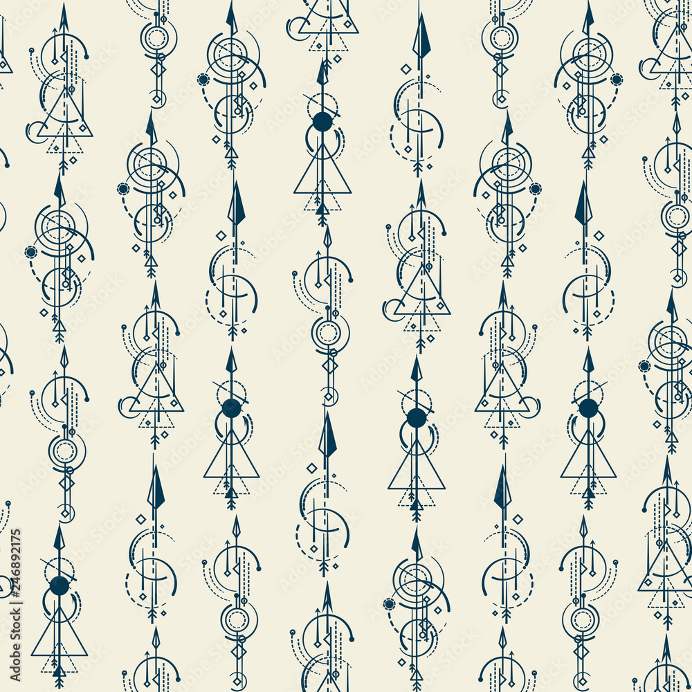Abstract seamless pattern. arrows Abstract seamless pattern. arrows
