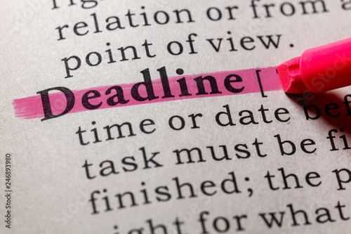 definition of deadline