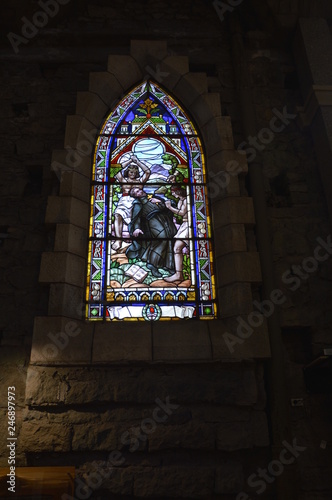 Vitral de la catedral de Bariloche