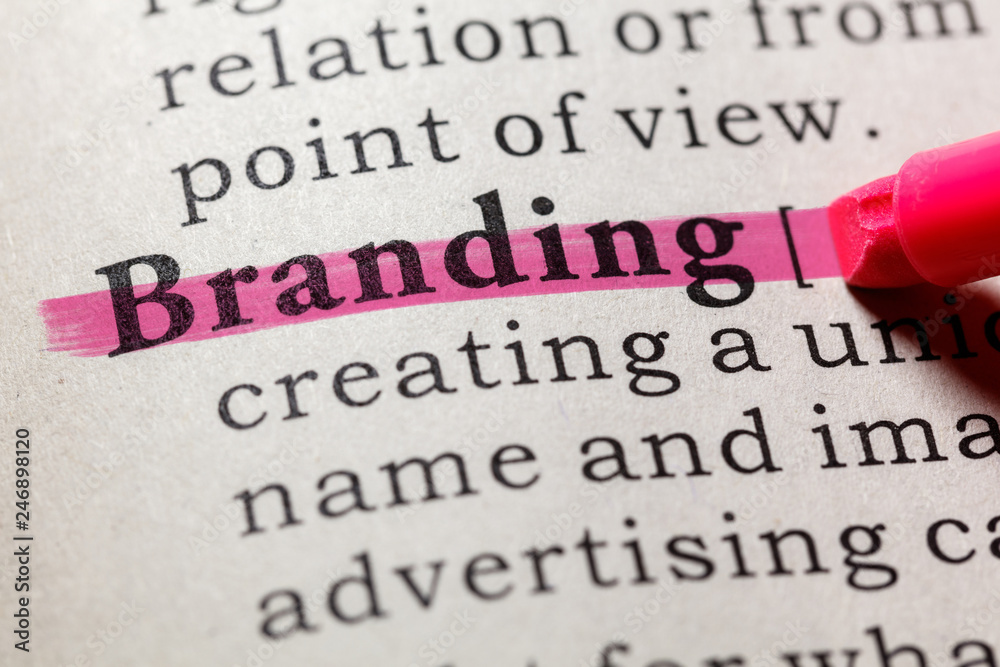 definition of branding - obrazy, fototapety, plakaty 