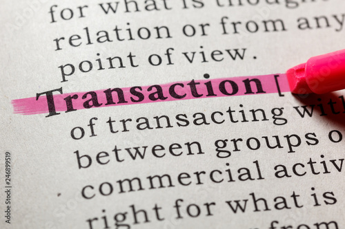 definition of transaction