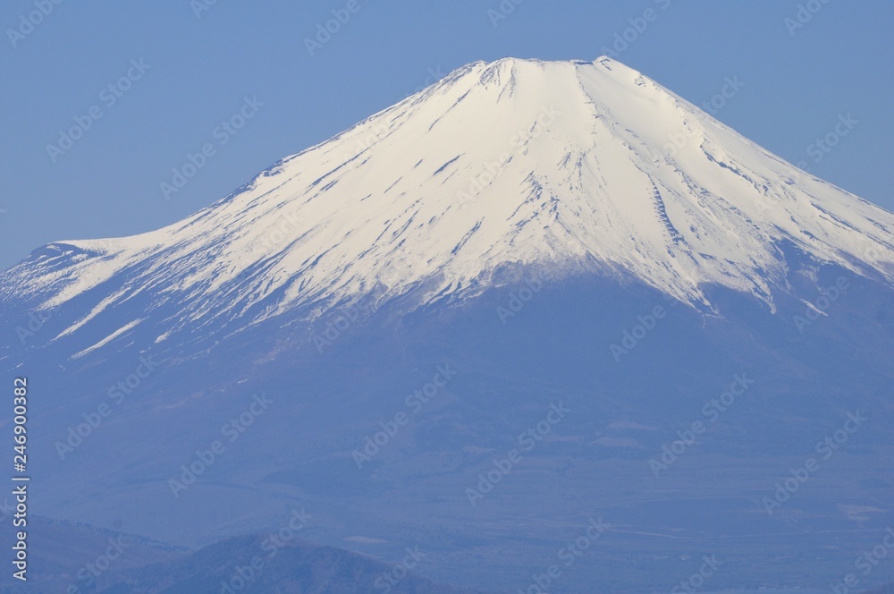 丹沢山地からの富士山の展望 丹沢山地からの富士山の展望