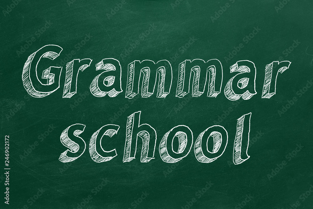 Obraz premium Grammar school