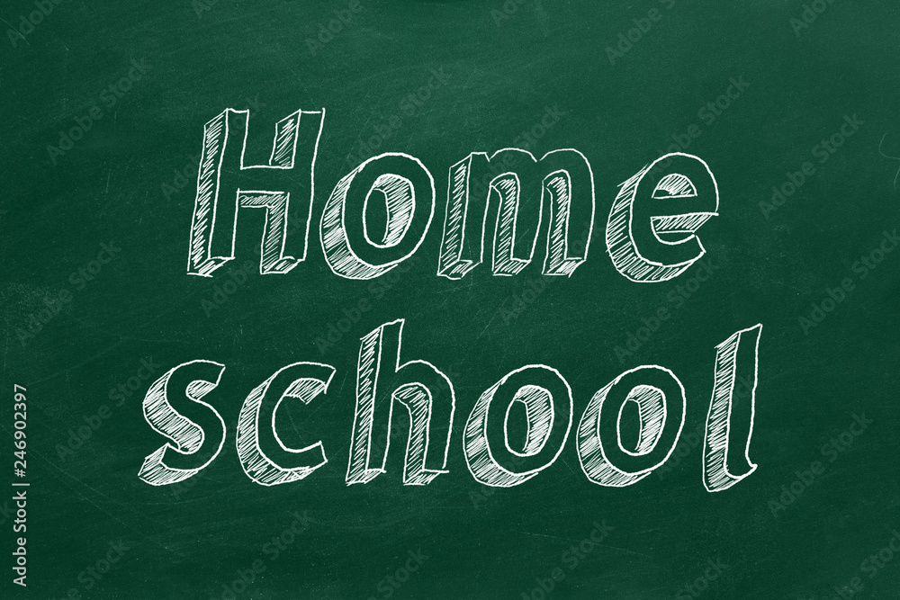 Obraz premium Home school