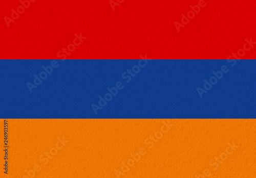 armenia paper flag