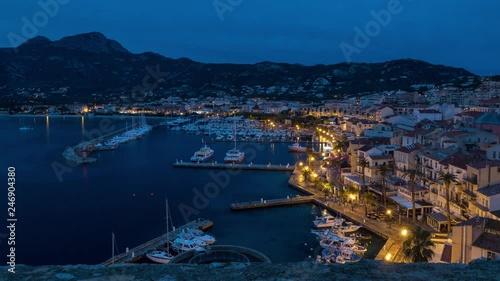 Night to day timelapse from Ajaccio Citadel, Corsica