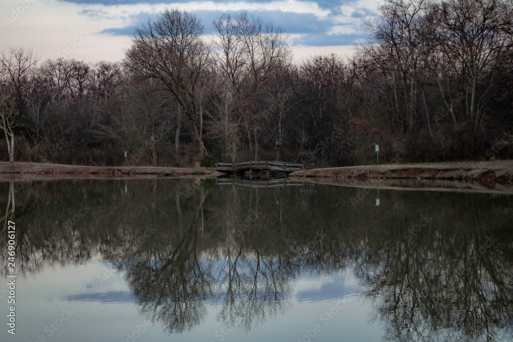 Obraz premium bridge on the lake