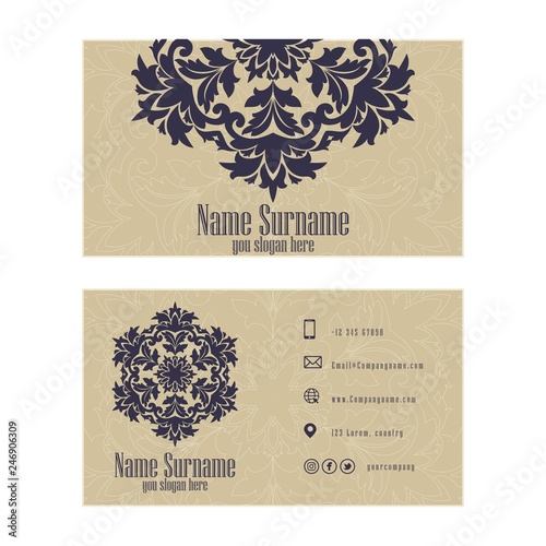Corporate business or visiting card, professional designer