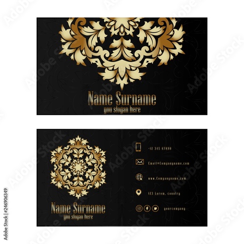 Corporate business or visiting card, professional designer