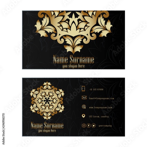 Corporate business or visiting card, professional designer