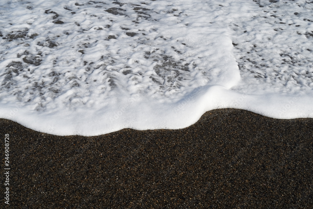 Obraz premium 海 波 浜 波打ち際 素材