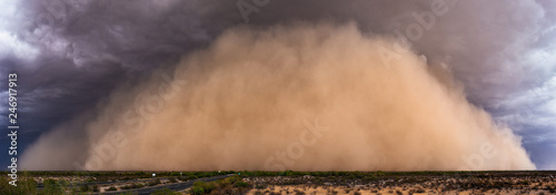 Photos Dust storm panorama
