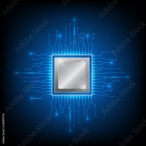 Computer processor technology vector