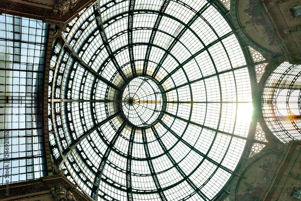 ceiling of Galleria Vittorio Emanuele II