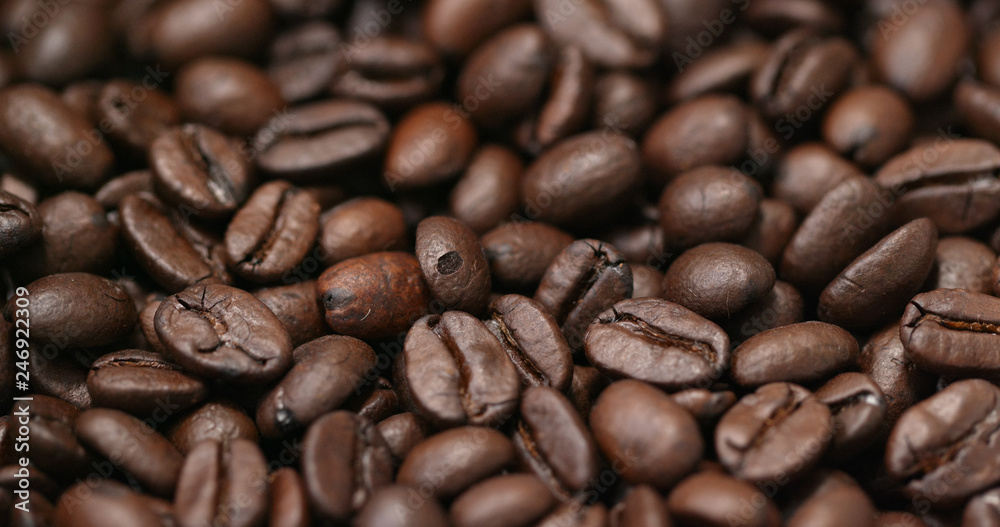 Obraz premium Coffee bean in brown colour