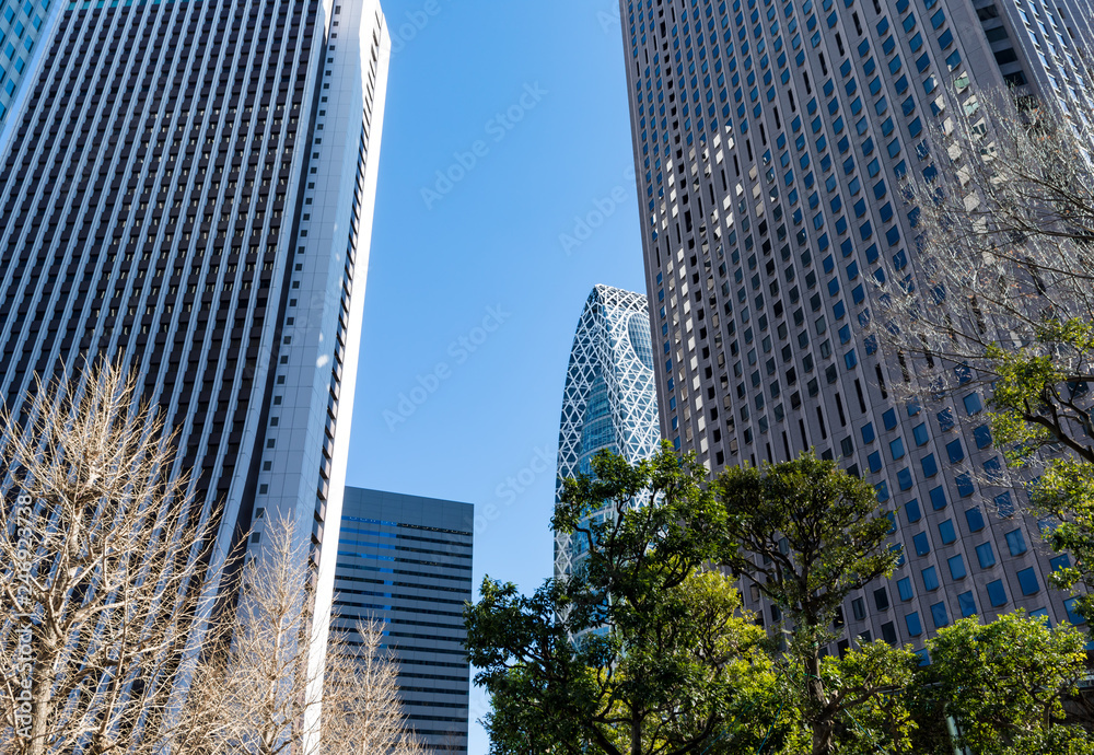 (東京都ｰ都市風景)西新宿高層ビル群２