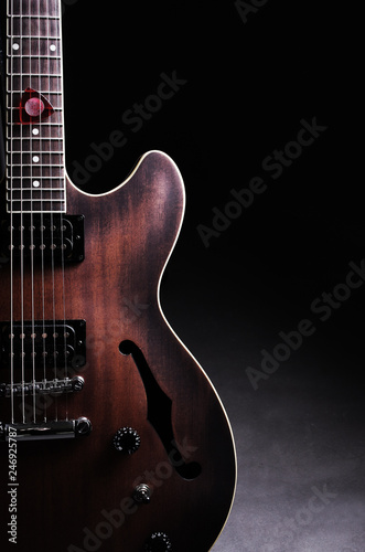 Electric guitar Close-up